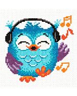  Borduurpakket  uil - Magic Needle met telpatroon.
