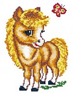 Borduurpakket Merry horse - Chudo Igla