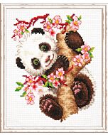  Borduurpakket  panda - Chudo Igla met telpatroon.