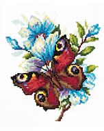 Magic needle boduurpakket dagpauwoog vlinder 42-09 telpatroon