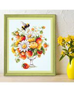 Borduurpakket Summer Fantasy - Magic Needle 215-303 met telpatroon