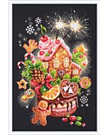  Borduurpakket  Christmas Sweets - Magic Needle met telpatroon.