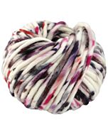 Lana Grossa Confetti kl.205 (creme/zwart/paars/rood) 