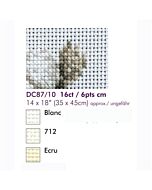 Aida 16ct  borduurstof  dmc kleur ecru  afm. 35x45 cm