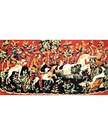 Voorbedrukt stramien / canvas De jacht op de eenhoorn om te borduren seg de paris 932.12