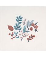 DMC TENDER LEAVES  met borduurring in spansteek en stiksteek TB133