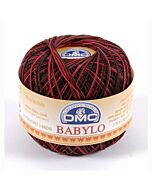 DMC Babylo Multicolor nr.20 kl.4519 zwart rood 50gram