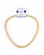 DMC borduurring driehoek hout 26,5x26cm