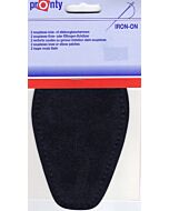 Elleboogstukken donker blauw, 2 stuks