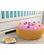 Gratis patroon Donut kussen haken van Durable Cosy en Cosy Fine