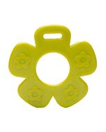 Durable bijtring bloem -  licht groen