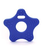 Durable bijtring ster -  donker blauw
