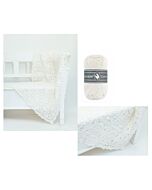 Durable haakpakket Coaster Square Deken Ivoor