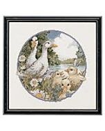 Eenden familie borduurpakket van pako