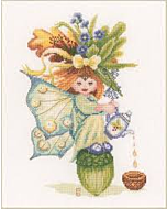 Borduurpakket Maria v Scharrenburg eikelmeisje van lanarte  