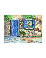  Voorbedrukte canvas uil om te borduren (stramien)