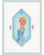 Borduurpakket  Frozen heart  Anna met telpatroon van vervaco pn-0167297