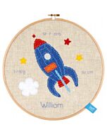 geboorte raket van lief incl borduurring vervaco pn-0154861