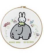 Geboortetegel Nijntje en olifant: Edmee Anna van dick bruna 276-048