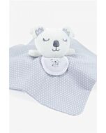 Kroeldoek koala grijs met slab van dmc gn210 om te borduren