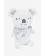 Knuffel koala grijs met slab van dmc gn213 om te borduren