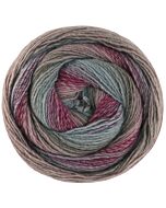 Lana Grossa Gomitolo Versione kl.461 (grijsbruin/paars)