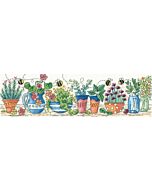 Heritage Crafts borduurpakket Herb Garden 1396A