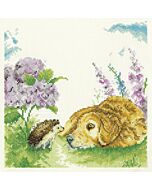 Heritage Crafts borduurpakket Hydrangea Hideaway 1795A telpatroon 