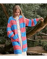 Lana Grossa vest breien van Ecopuno en Silkhair f64,m51