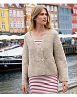 Lana Grossa vest breien van Natural Alpaca Pelo (nk3,m18)