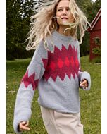 Lana Grossa trui met motief breien van Cosi uit Nordic Knits 5,m7