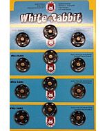 Naaibare drukknoop 18.9/18mm oud goud van eigen merk, per pak 12stuks.