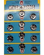 Naaibare drukknoop 18.9/18mm OUD ZILVER van eigen merk, 12 stuks per pakje. 