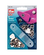 Prym Jersey vernietbare drukknopen - zilver 10mm 