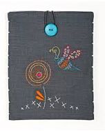 Borduurpakket voorbedrukte Tasje voor iPad Gestilleerde libel