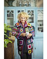 Karin Bloemen Grannyvest donker garenpakket