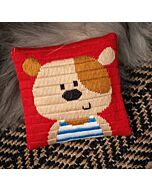 Kinder borduurpakket kussen beertje van Vervaco pn-0157541
