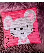 Kinder borduurpakket kussen muisje van Vervaco pn-0157543 