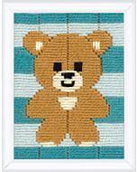 Kinder borduurpakket spansteek beertje van Vervaco pn-0172112