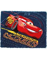  Knoopkleed  Lightning McQueen met gierende banden Disney Disney  Vervaco pn-0167517