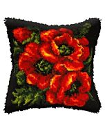 Knooppakket knoopkussen klaprozen van Orchidea 4052 om te knopen