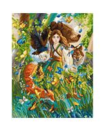 Letistitch borduurpakket magische vriendschap L9972 telpatroon