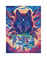 Letistitch borduurpakket wolf magie L9976 telpatroon