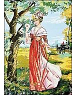 Voorbedrukte stramien La lettre - de brief om te borduren Seg de Paris 929.114