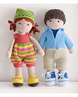 Lana Grossa 2 poppetjes haken van Cotone (IE5,M29&30)