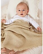 Lana Grossa baby deken breien van Ecopuno (infanti 19, m36)