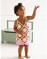 Lana Grossa baby jurkje van Granny Squares haken van Campo (IE5,M46)