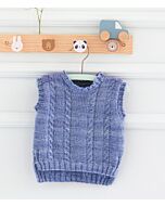 Lana Grossa baby spencer breien van Cool Wool Vintage (Infanti 21, m12)