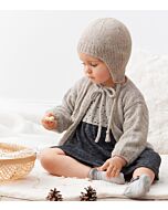 Lana Grossa baby vestje van Ecopuno breien (infanti 17, m34)