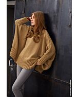 Lana Grossa Bingo poncho trui breien uit Merino Edition